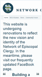 Mobile Screenshot of episcopalclergy.org
